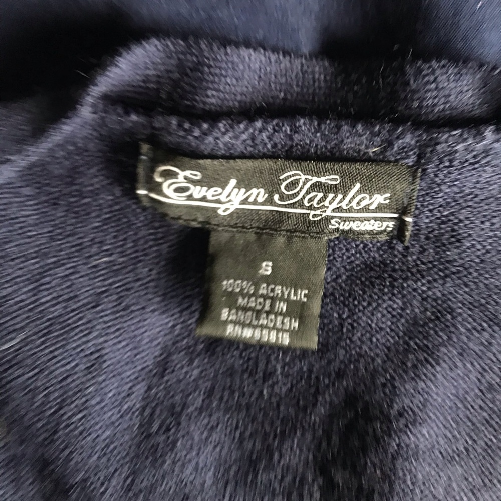 Blue cardigan